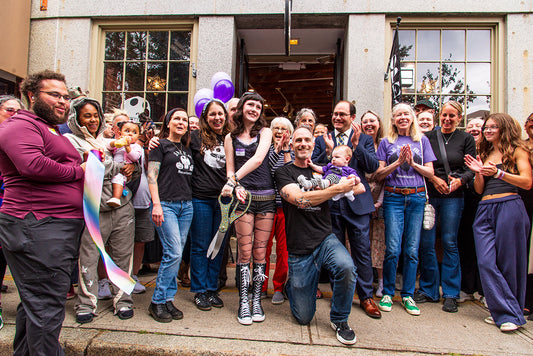 Ceremonial Ribbon Cutting for Georgia's Little Salem Shop