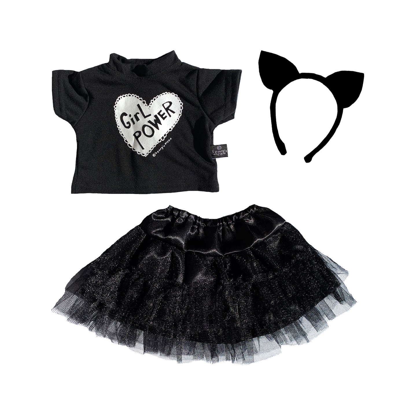 Girl Power 18" Doll 3 Piece Outfit