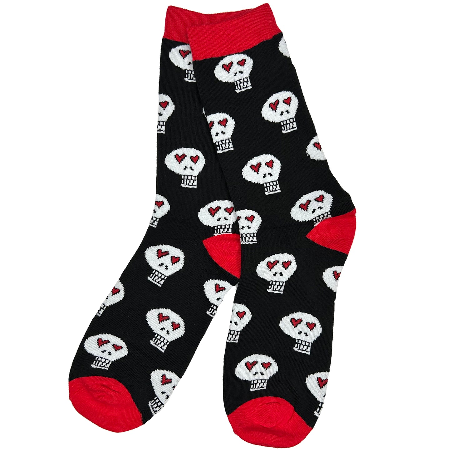 GMT "Heart Eyes Skull" Socks