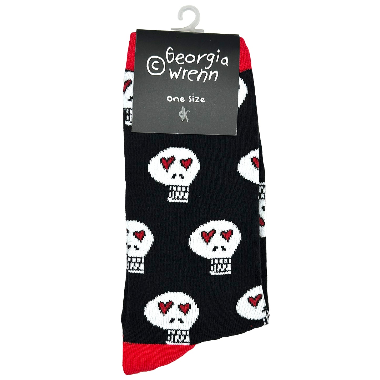 GMT "Heart Eyes Skull" Socks