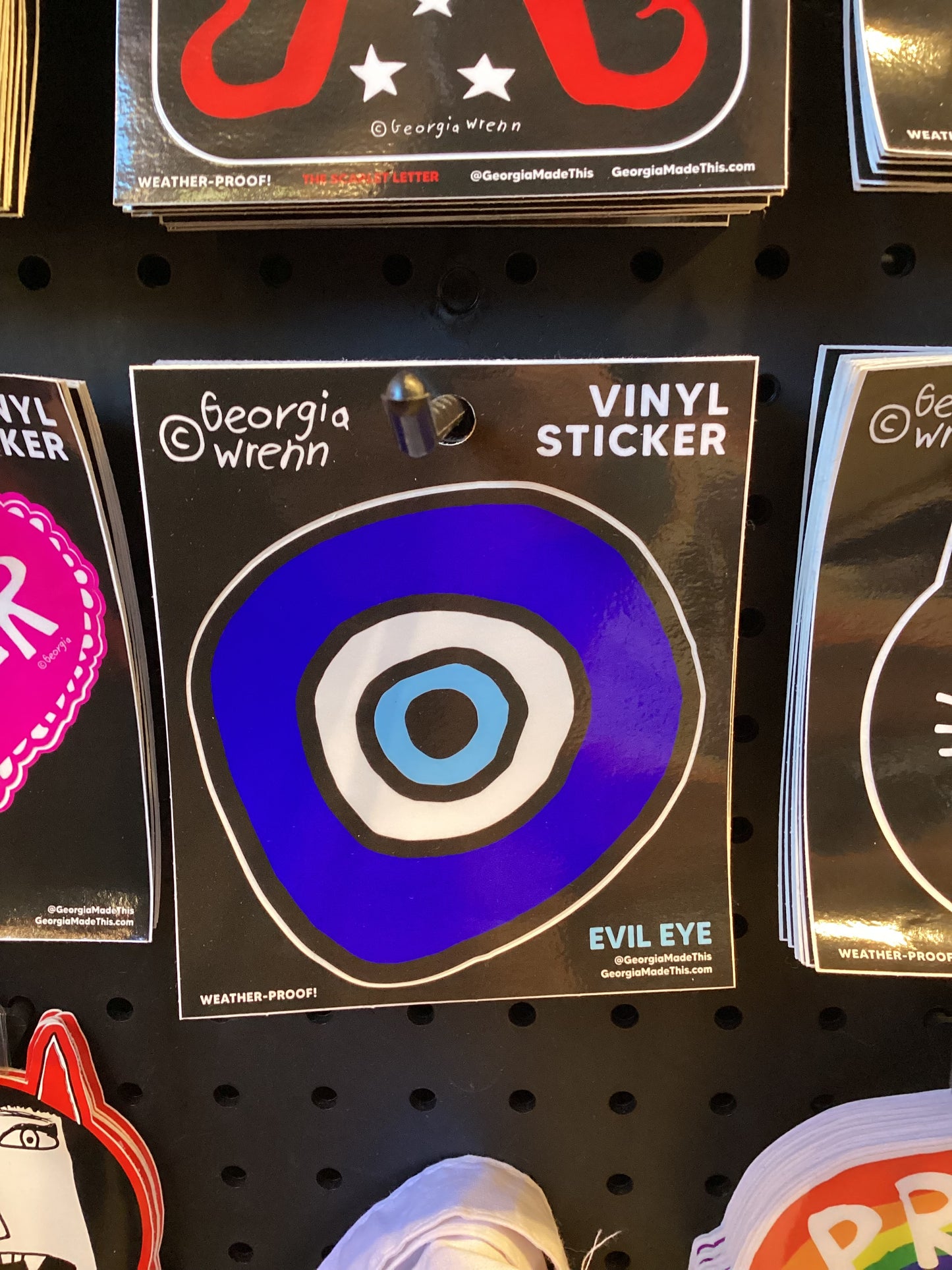 "Evil Eye" Vinyl Sticker