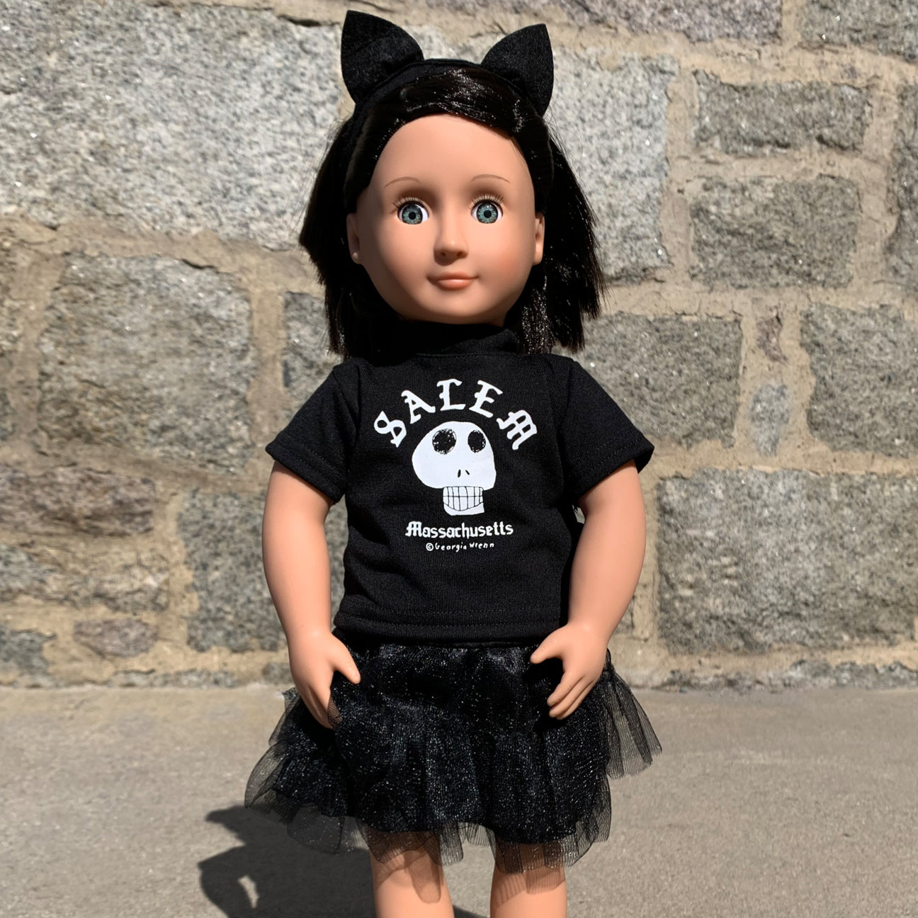 Salem "Skull" 18" Doll 3 Piece Outfit