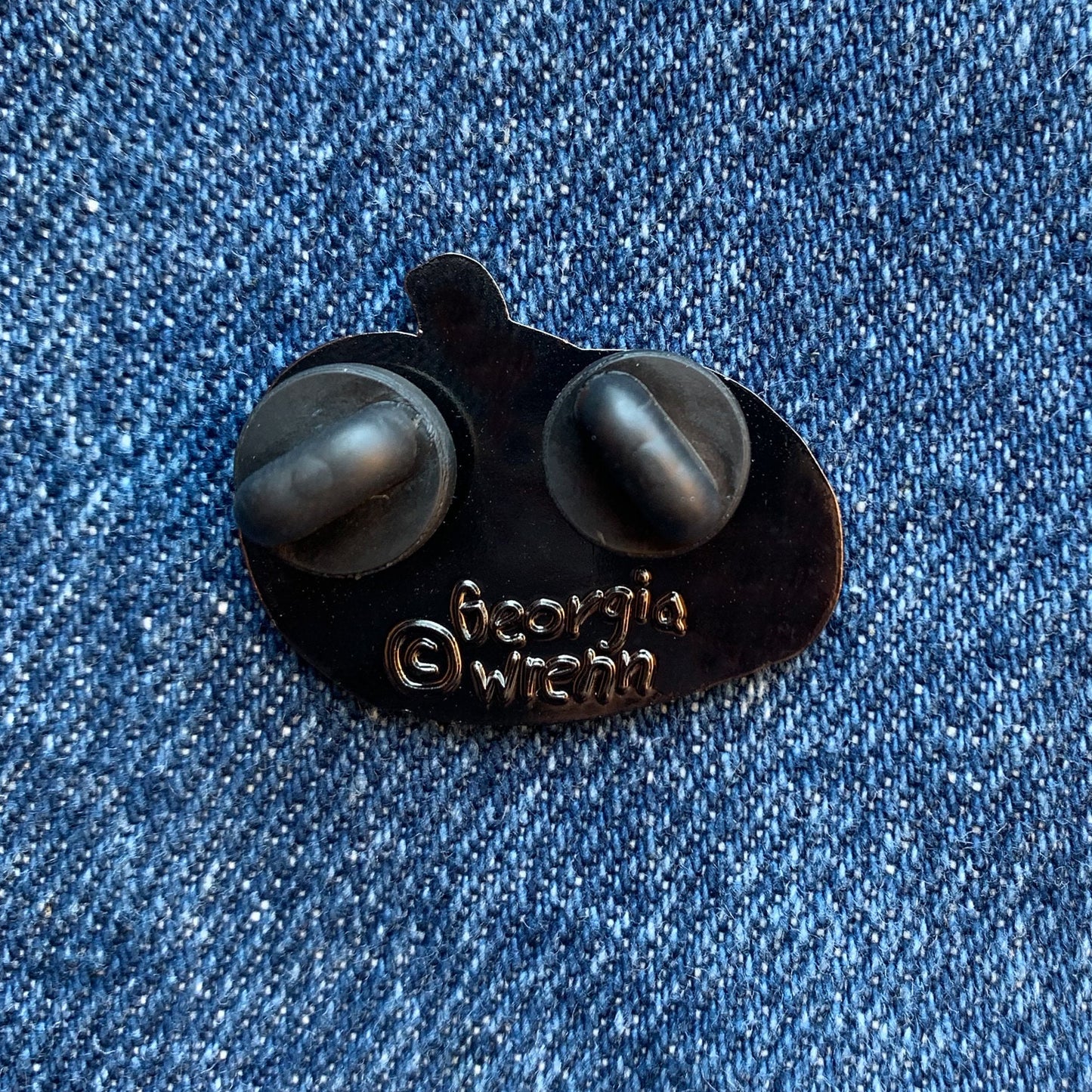 Glitter Pumpkin Enamel Pin