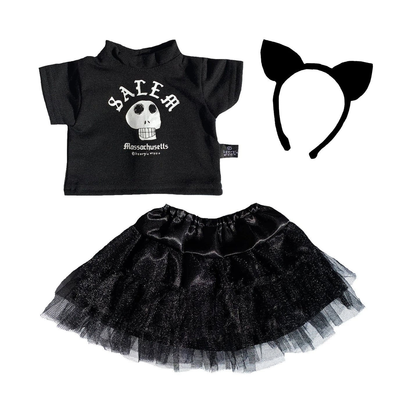 Salem "Skull" 18" Doll 3 Piece Outfit