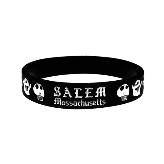 Salem Skull/Ghost Silicone Bracelet