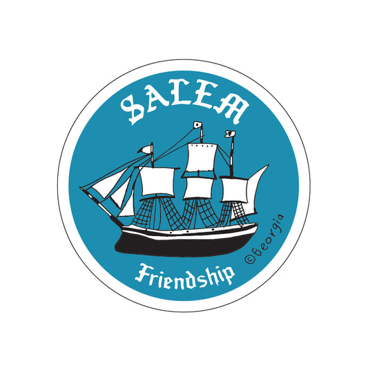 Salem "Friendship" 4" Diameter Vinyl Sticker