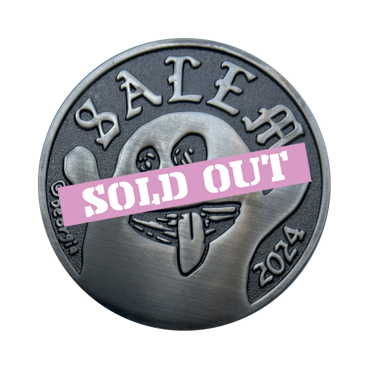 collectible ghost Salem coin.