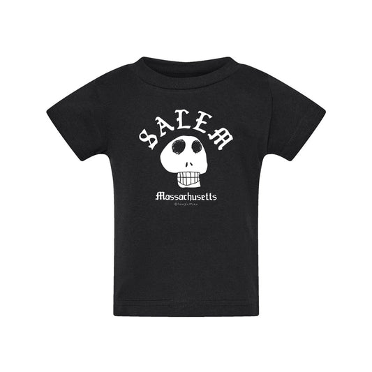 Salem Skull t-shirt toddler kids size in black