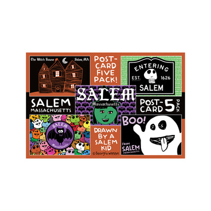 Salem, Massachusetts 4"x6" Postcard Set (5-Pack)