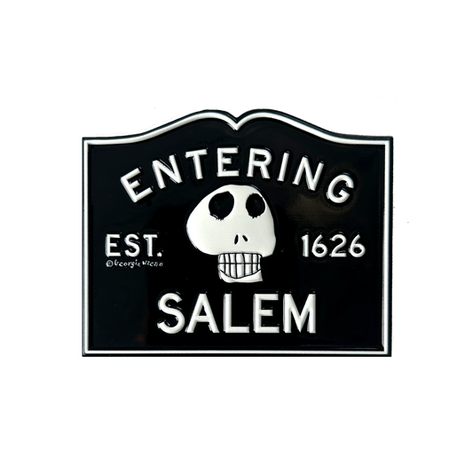 Entering Salem Sign Magnet