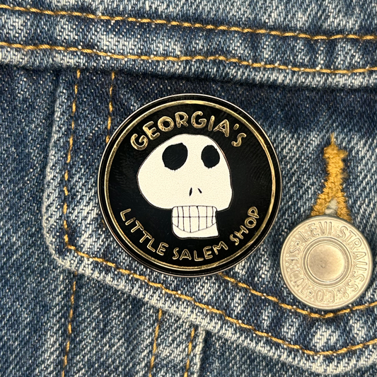 Georgia's Little Salem Shop "Sign" Enamel Pin