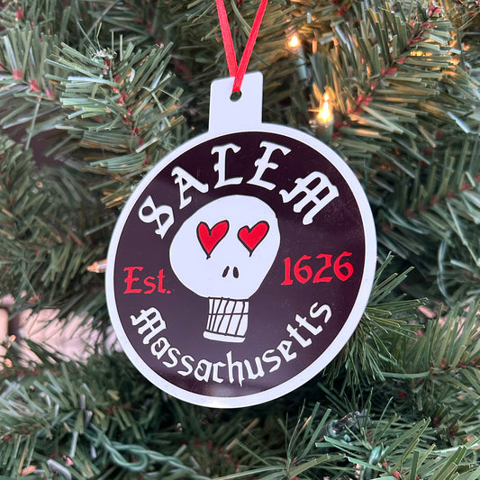Salem "Heart Eyes Skull" Ornament