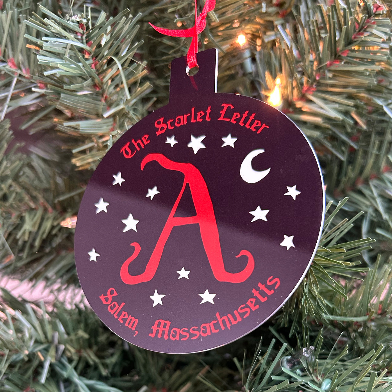 Scarlet Letter Ornament