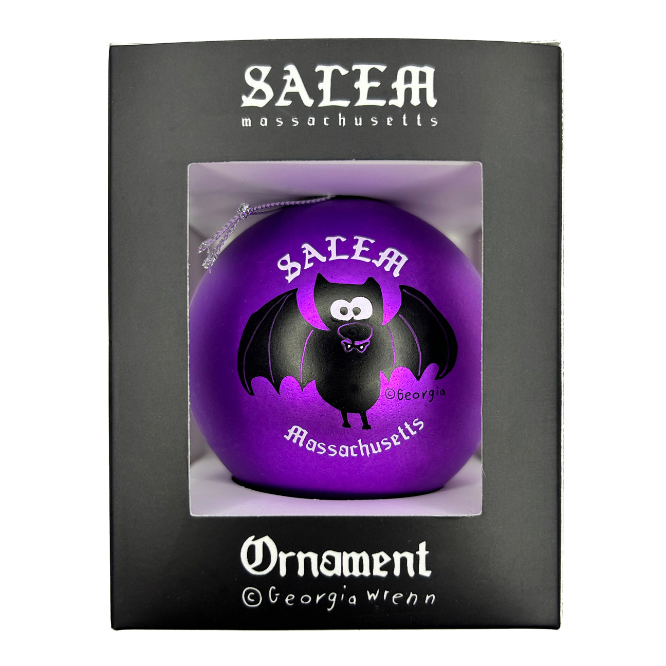 Salem "Vampire Bat" Shatterproof Ball Ornament