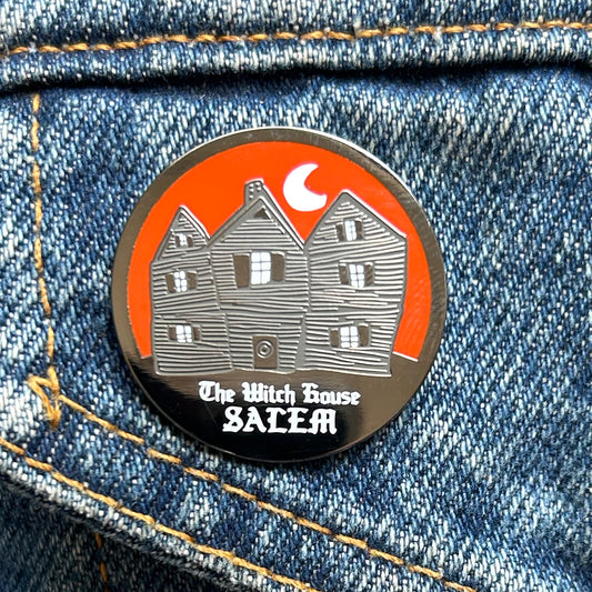 Salem Witch House Enamel Pin