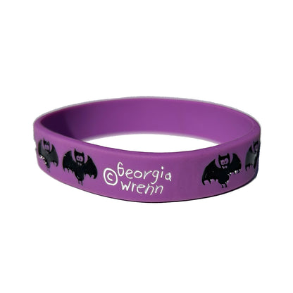 Salem Vampire Bat Silicone Bracelet