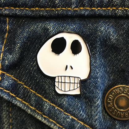 Skull Enamel Pin