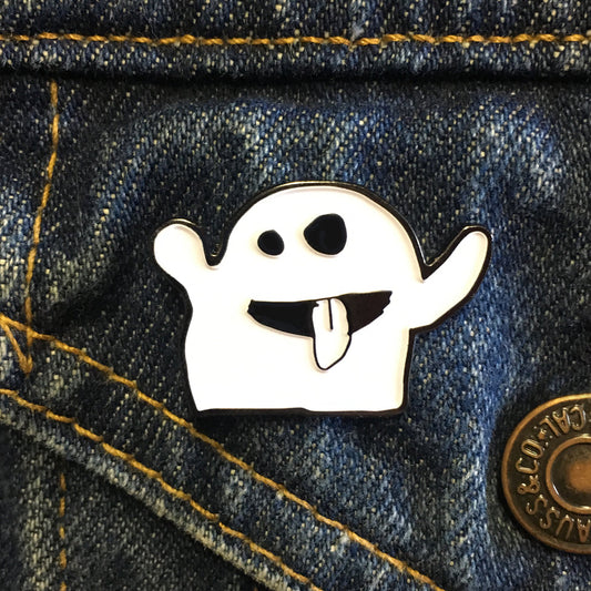 Ghost Enamel Pin