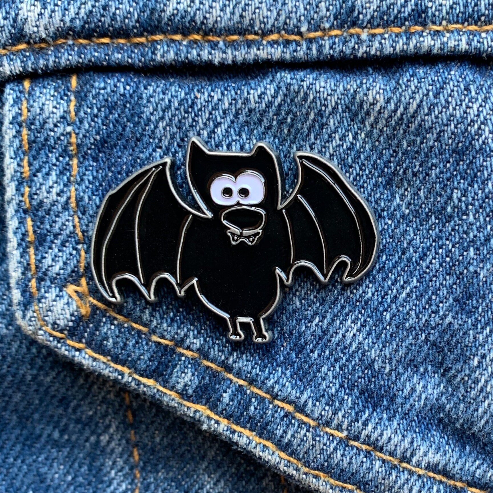 Vampire Bat Enamel Pin